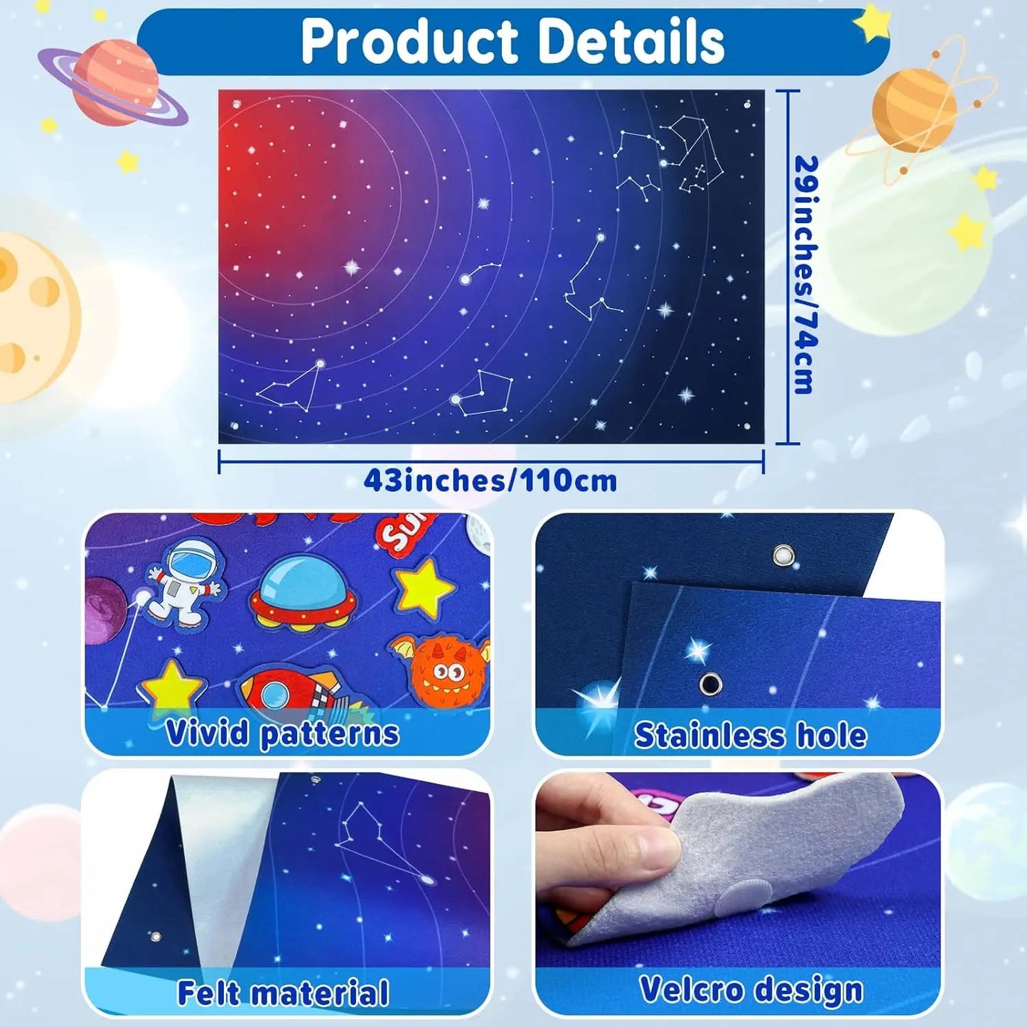 🚀 Kibo Story Board™ | Mapa Montessori de Sistema Solar
