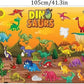 🦕🦖 Kibo Explora™: Dino World – Tablero de Fieltro Montessori