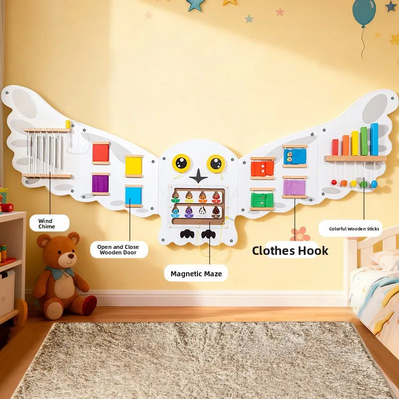 ✨ Kibo Activity Wall™ – Panel Montessori Interactivo de Pared