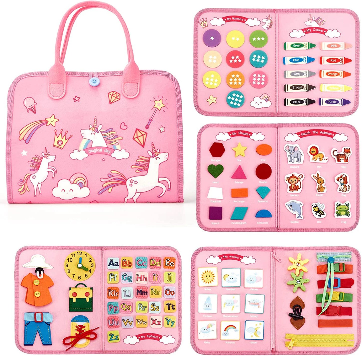 🧳 Kibo Adventure Bag™ – Libro Sensorial para Pequeños Exploradores