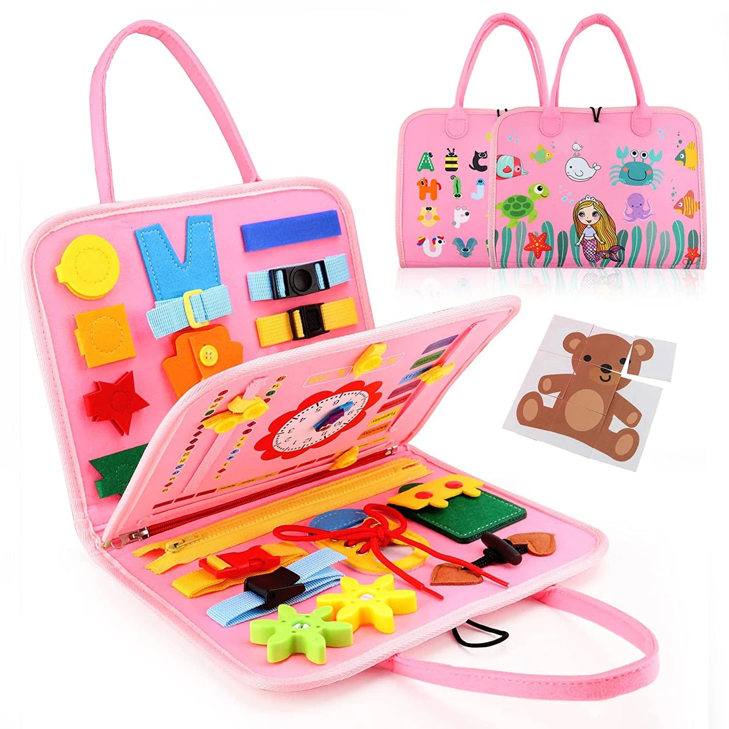 🧳 Kibo Adventure Bag™ – Libro Sensorial para Pequeños Exploradores