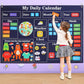 📅 Kibo Calendario™ – Tablero de Fieltro Montessori