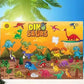 🦕🦖 Kibo Explora™: Dino World – Tablero de Fieltro Montessori