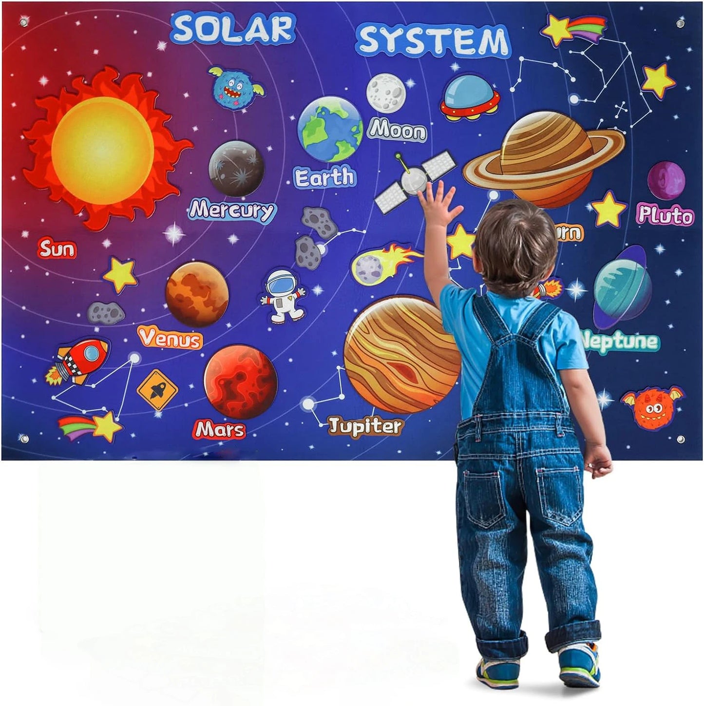 🚀 Kibo Story Board™ | Mapa Montessori de Sistema Solar