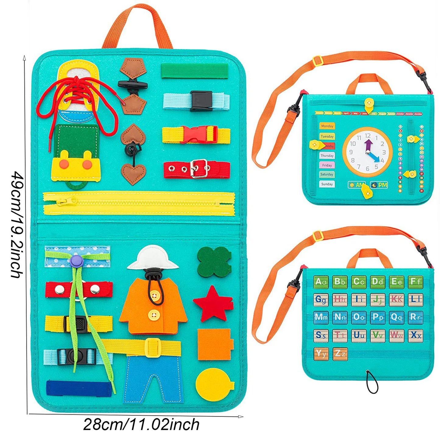 🧳 Kibo Adventure Bag™ – Libro Sensorial para Pequeños Exploradores