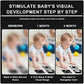 🖤🤍 Kibo Baby Vision™ – Tarjetas Montessori para Estimulación Visual 👶✨
