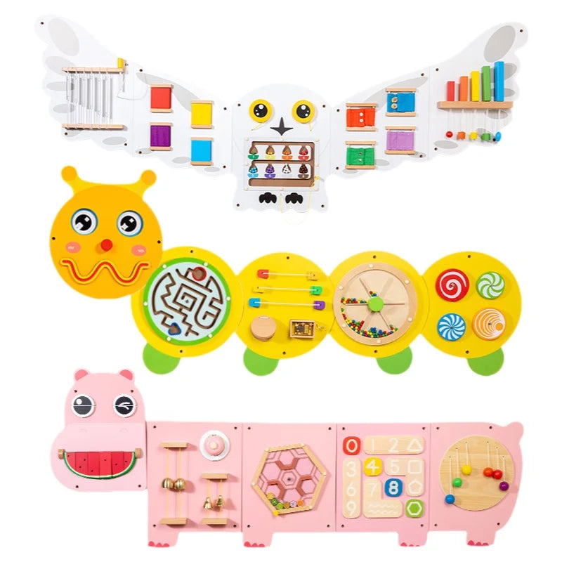 ✨ Kibo Activity Wall™ – Panel Montessori Interactivo de Pared