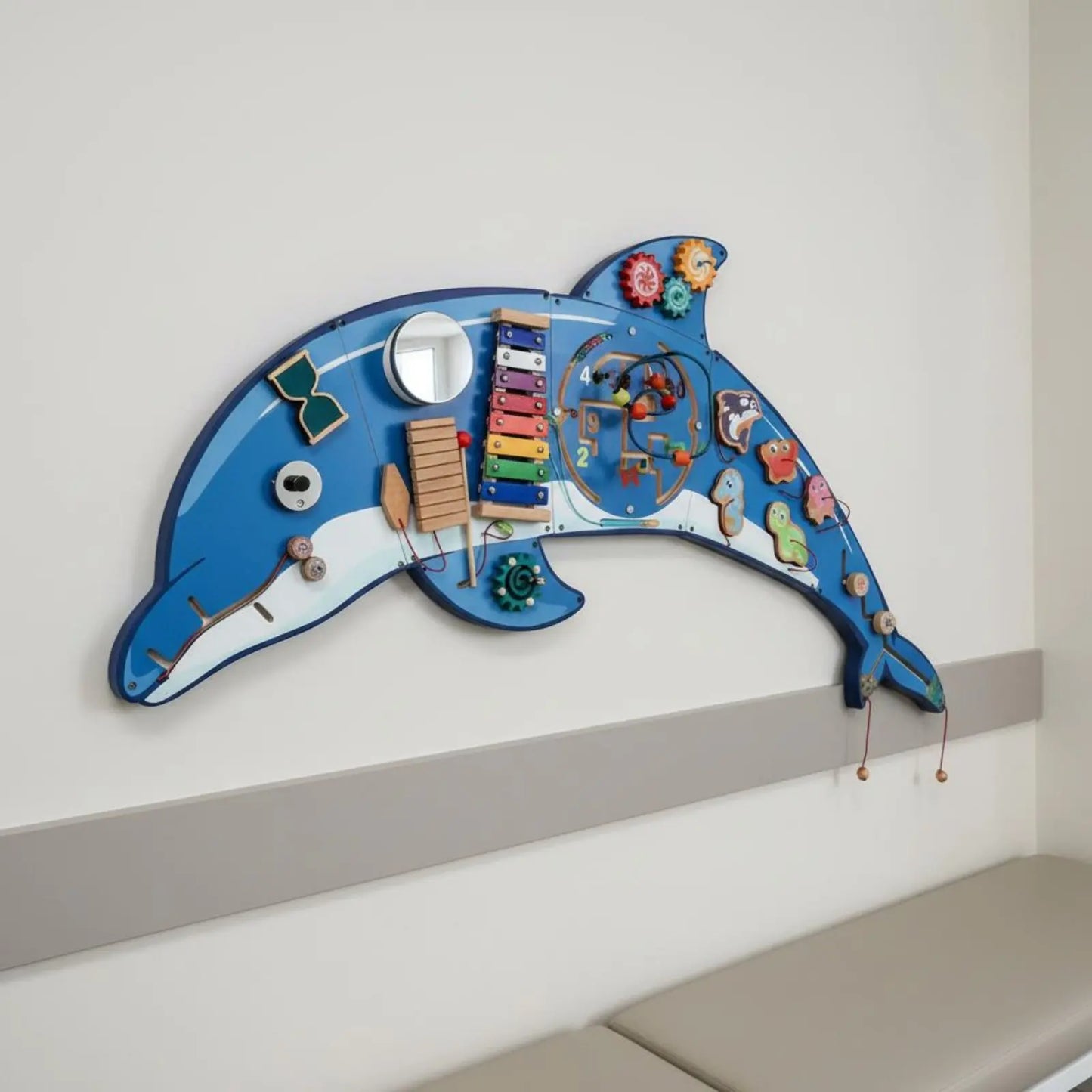✨ Kibo Activity Wall™ – Panel Montessori Interactivo de Pared