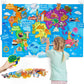 🌍 Kibo Story Board™ | Mapa Montessori de Mapa del Mundo