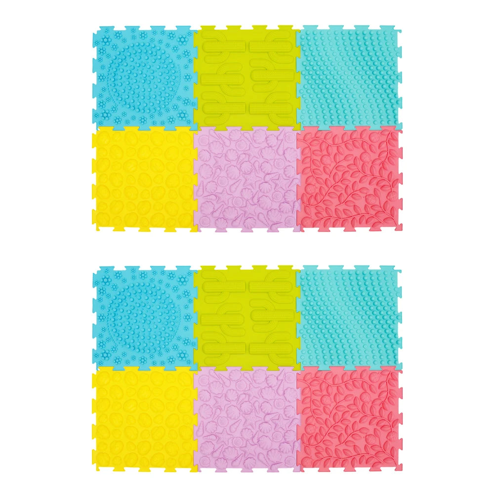 👣 Kibo Sensory Path de Silicón™ | Set de 6 Piezas