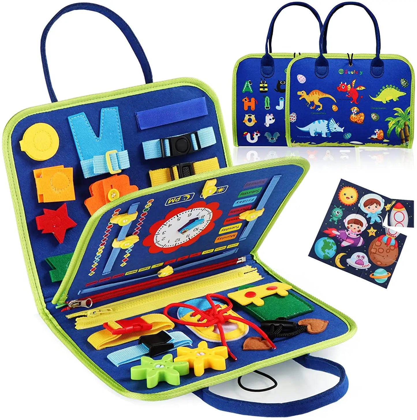 🧳 Kibo Adventure Bag™ – Libro Sensorial para Pequeños Exploradores