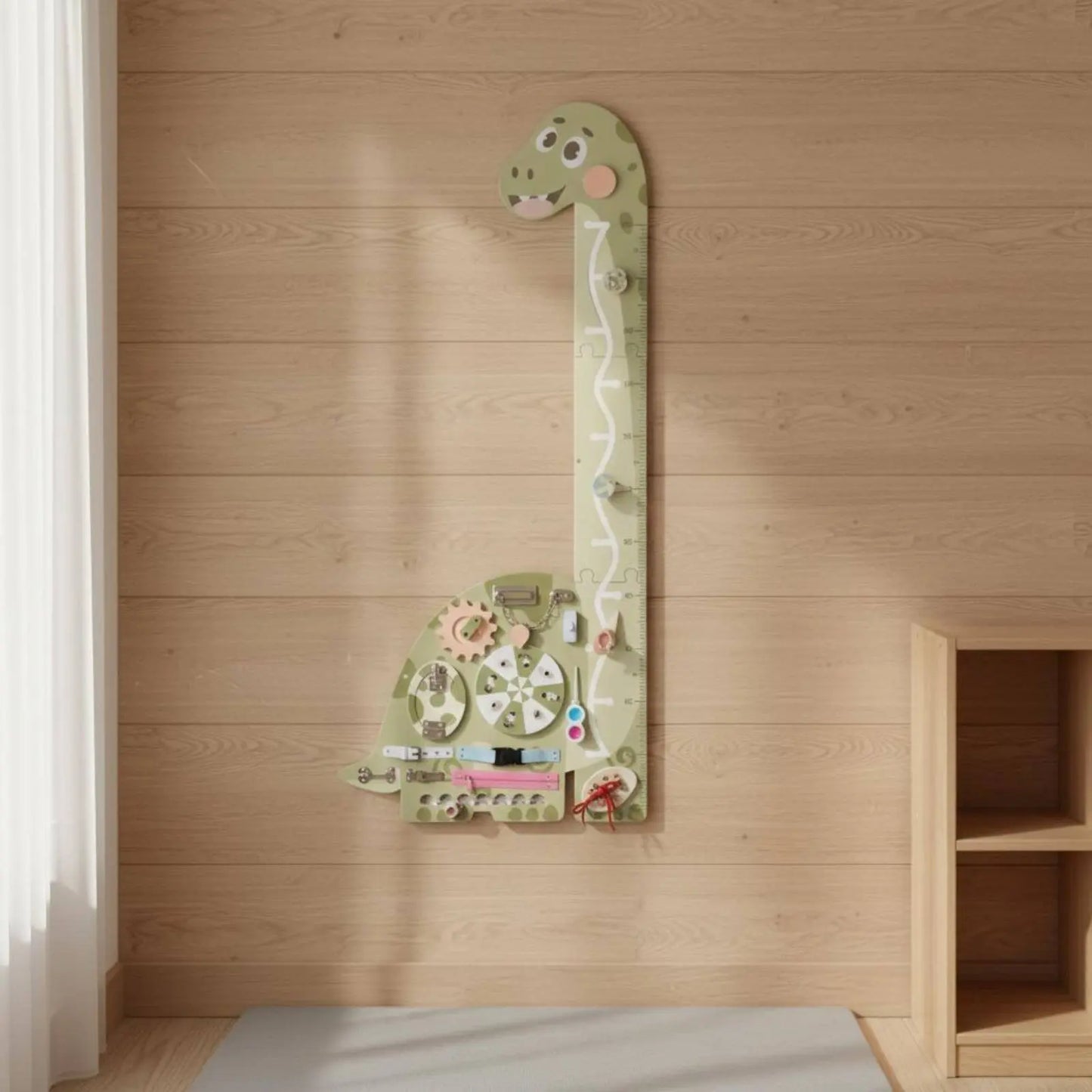 ✨ Kibo Activity Wall™ – Panel Montessori Interactivo de Pared