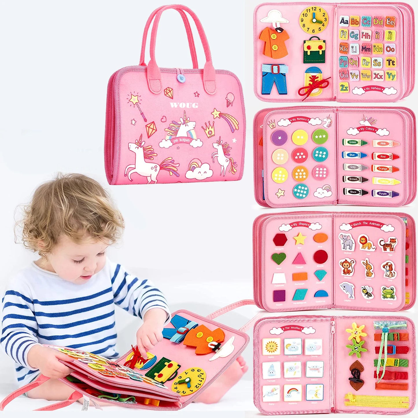 🧳 Kibo Adventure Bag™ – Libro Sensorial para Pequeños Exploradores