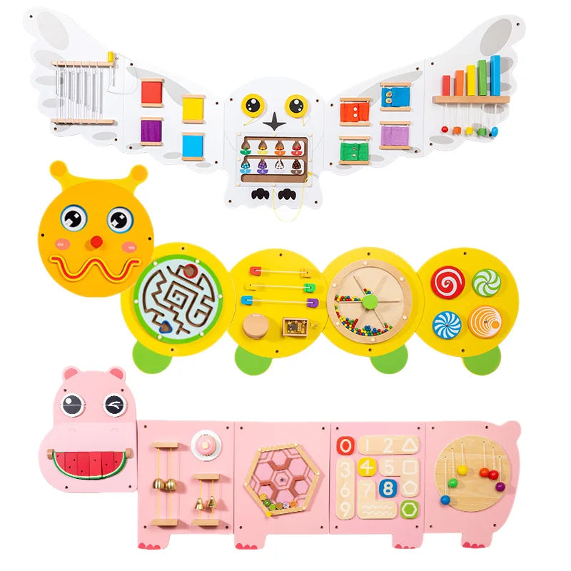 ✨ Kibo Activity Wall™ – Panel Montessori Interactivo de Pared