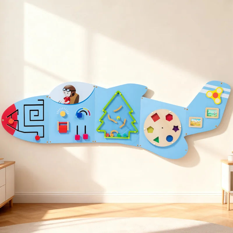 ✨ Kibo Activity Wall™ – Panel Montessori Interactivo de Pared