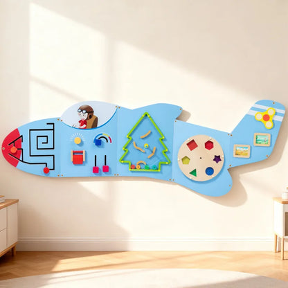 ✨ Kibo Activity Wall™ – Panel Montessori Interactivo de Pared