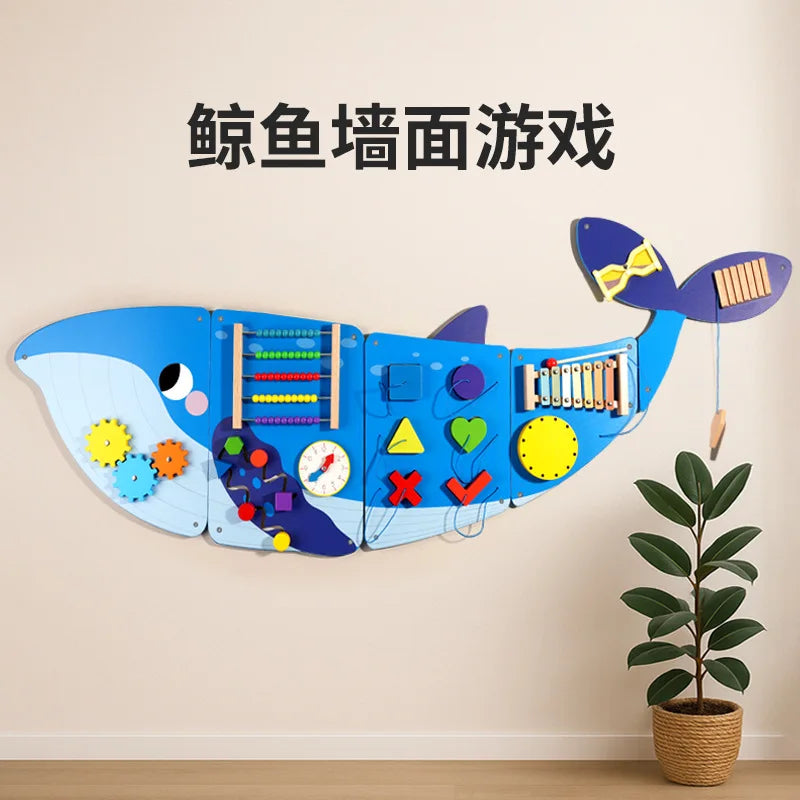 ✨ Kibo Activity Wall™ – Panel Montessori Interactivo de Pared