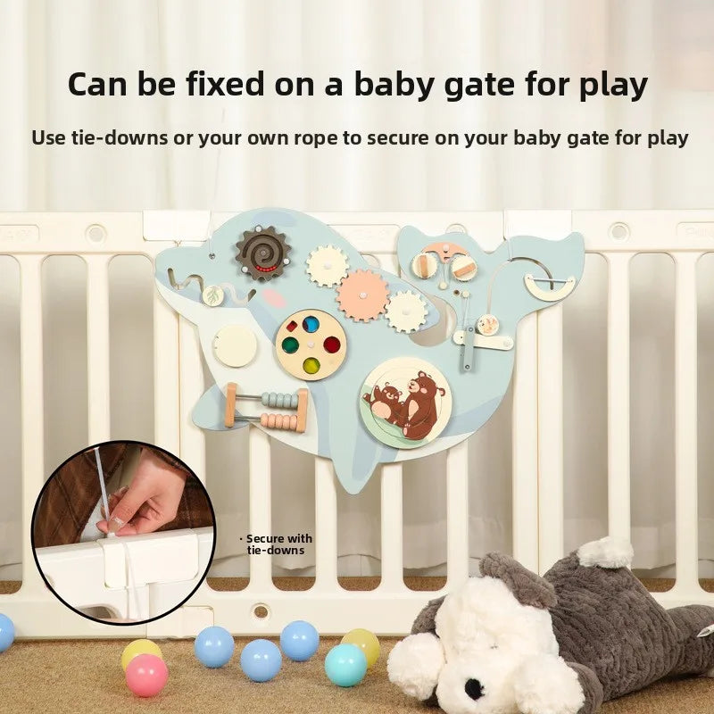 ✨ Kibo Activity Wall™ – Panel Montessori Interactivo de Pared