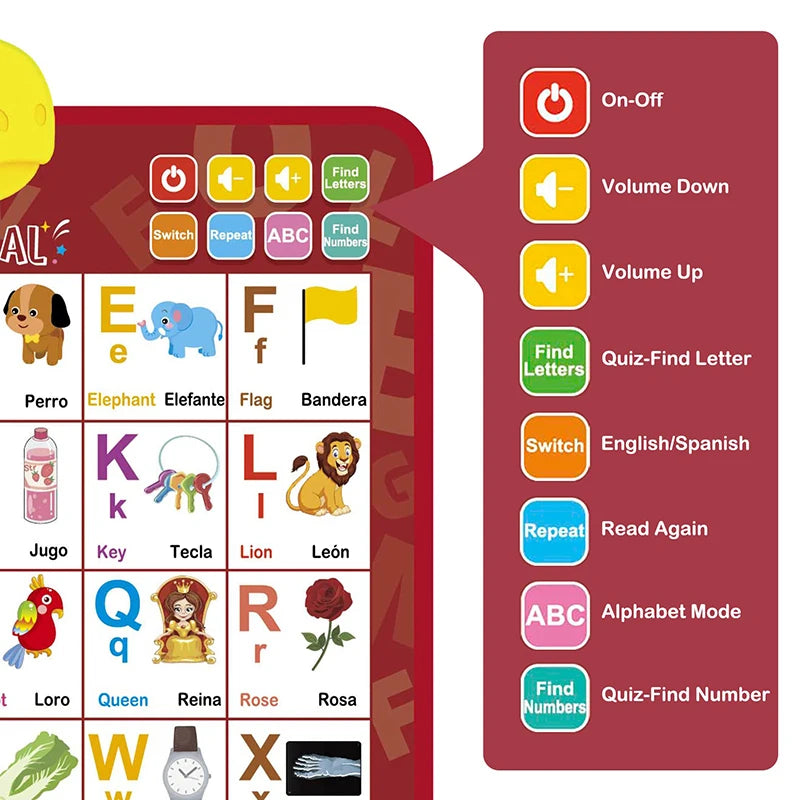 🎵 Kibo ABC™ | Pizarra Interactiva Bilingüe Español e Inglés