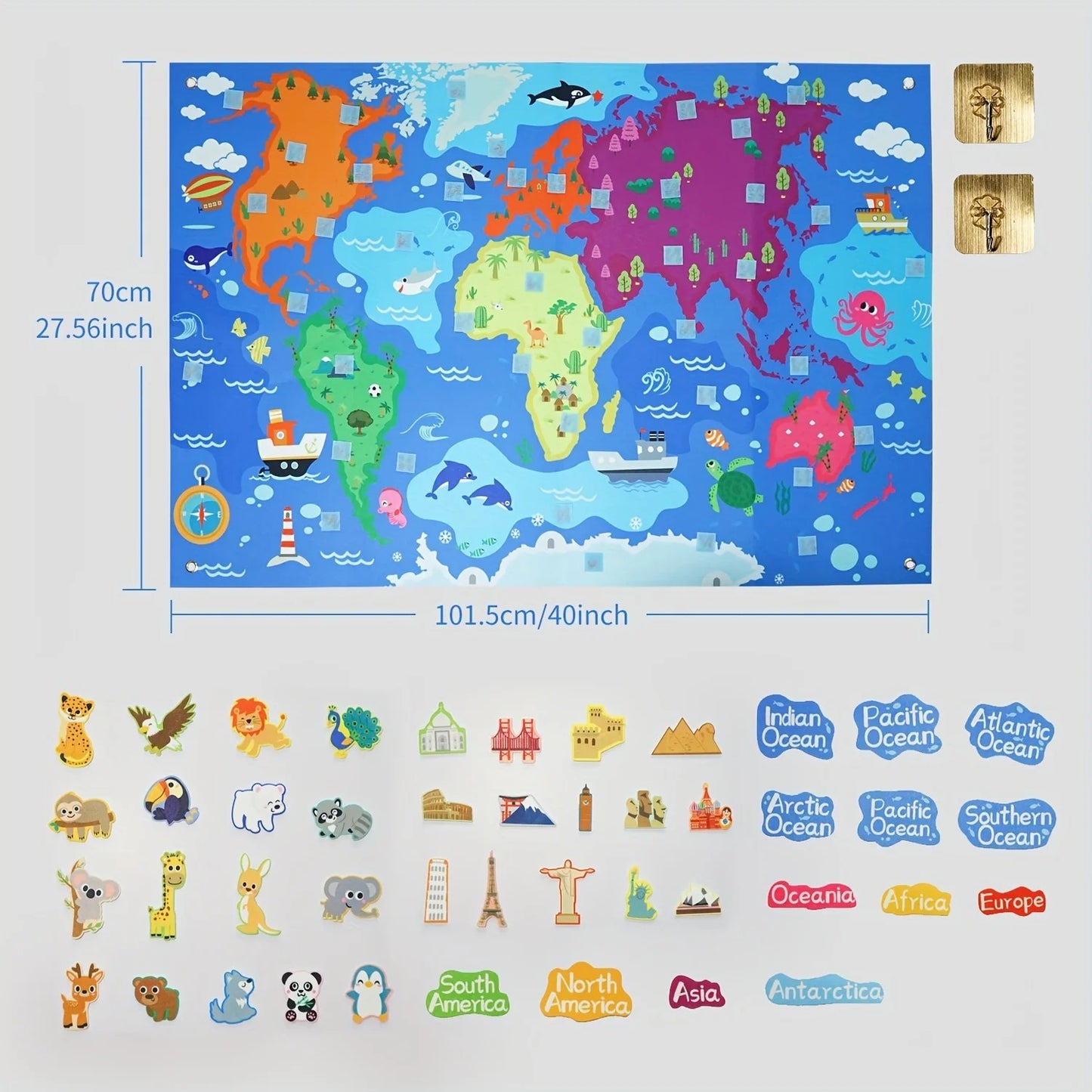 🌍 Kibo Story Board™ | Mapa Montessori de Mapa del Mundo