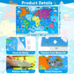🌍 Kibo Story Board™ | Mapa Montessori de Mapa del Mundo