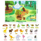 🦁 Kibo Story Board™ | Mapa Montessori de Animales del Mundo
