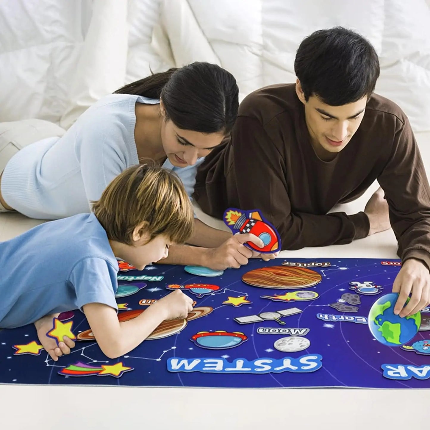 🚀 Kibo Story Board™ | Mapa Montessori de Sistema Solar
