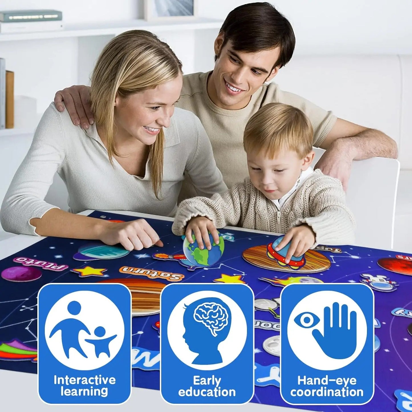 🚀 Kibo Story Board™ | Mapa Montessori de Sistema Solar